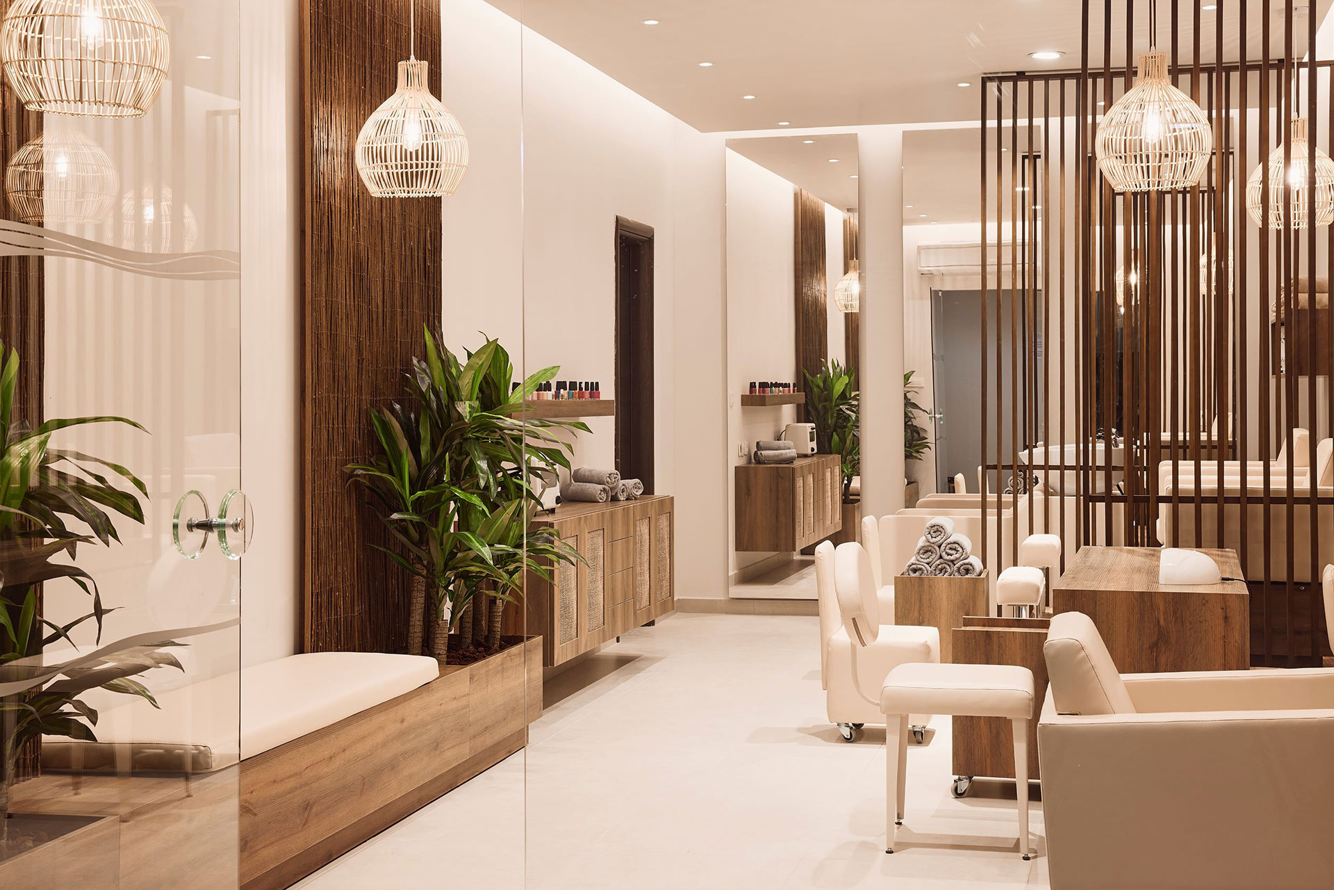 
Beauty salon area